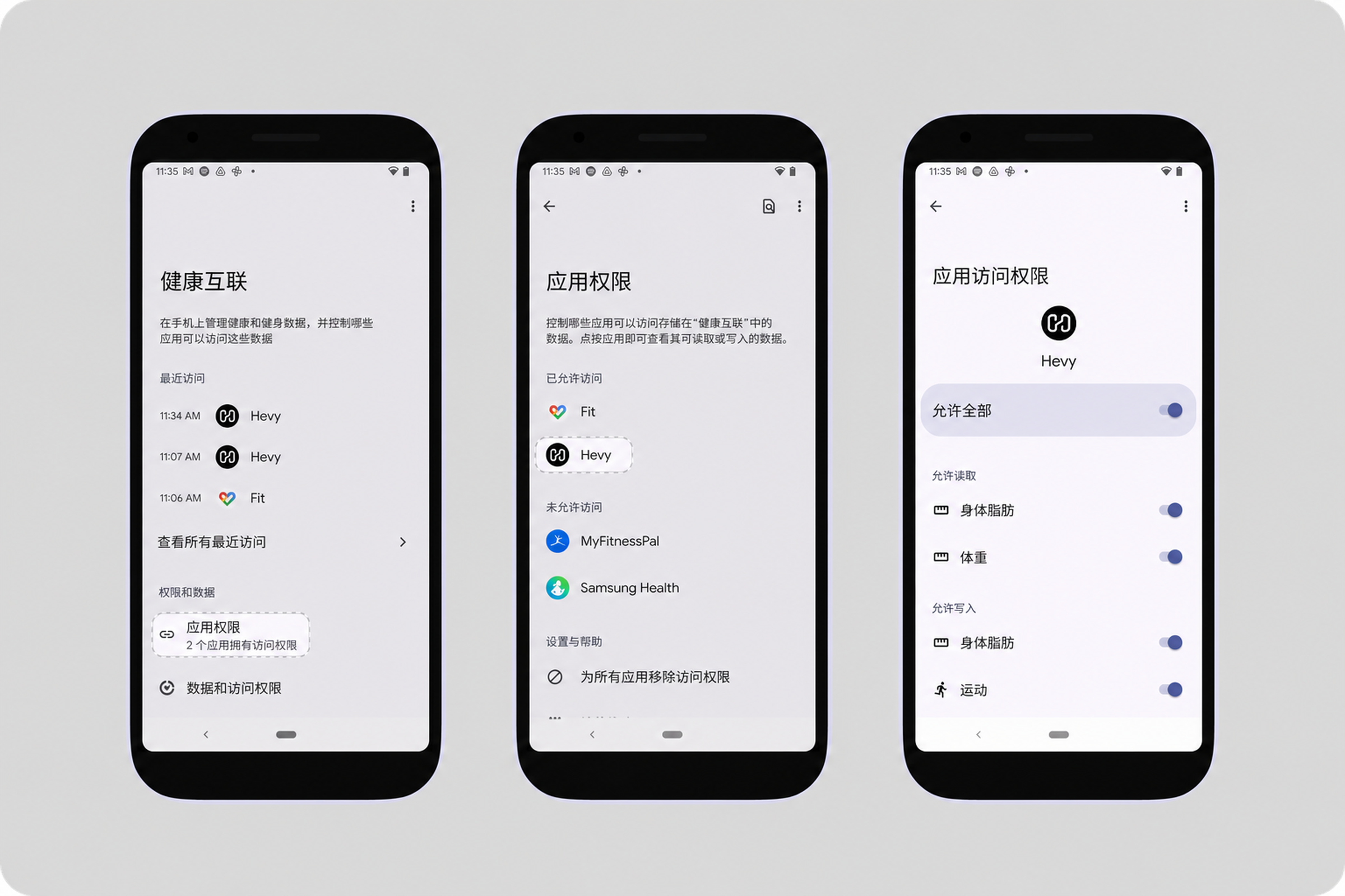 Allow access to Health connect  instructions - Hevy (1).png