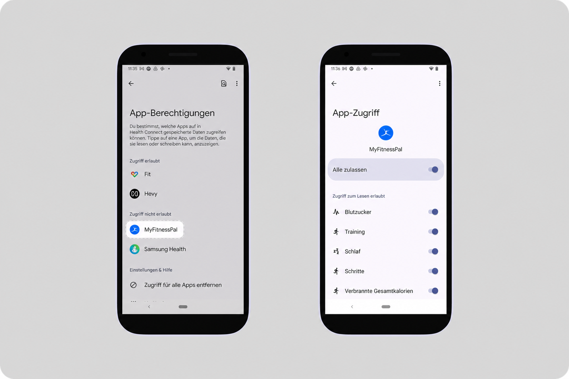 Myfitnesspal - Health connect permissions (1).png