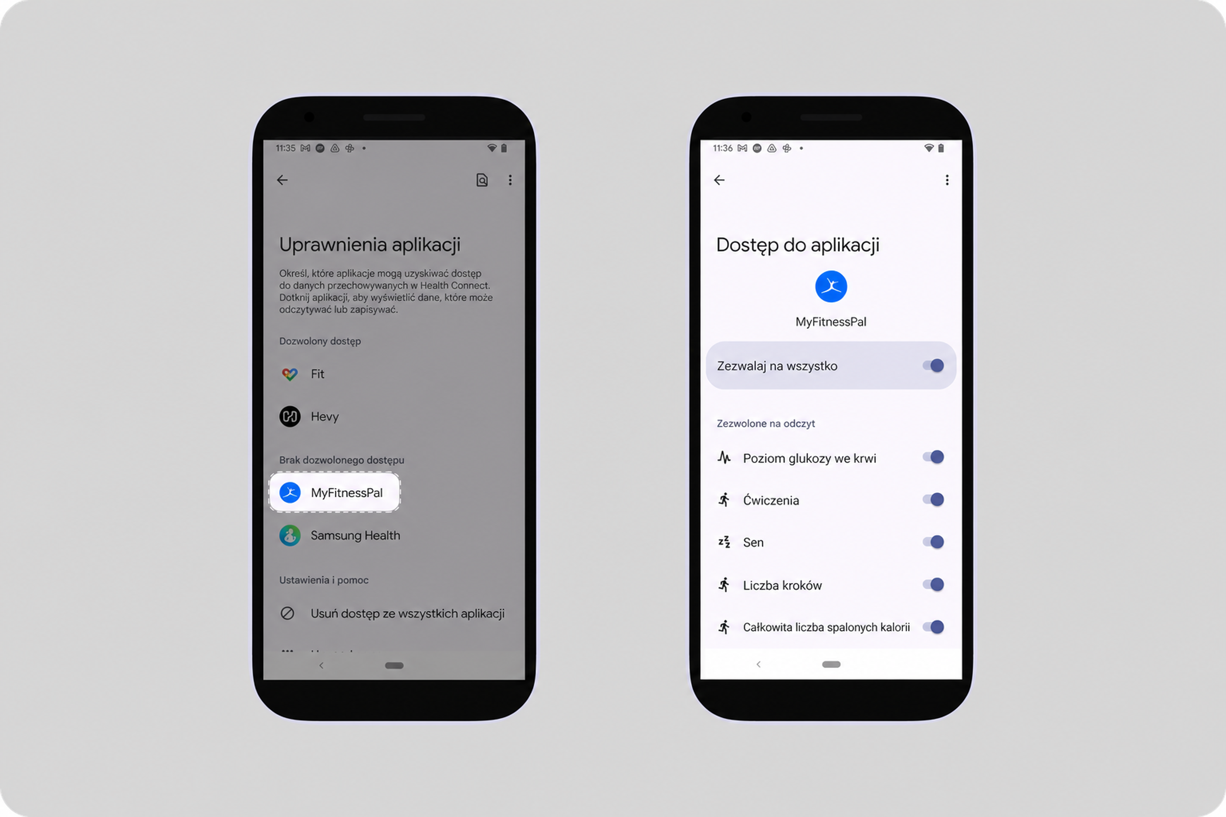 Myfitnesspal - Health connect permissions (1).png