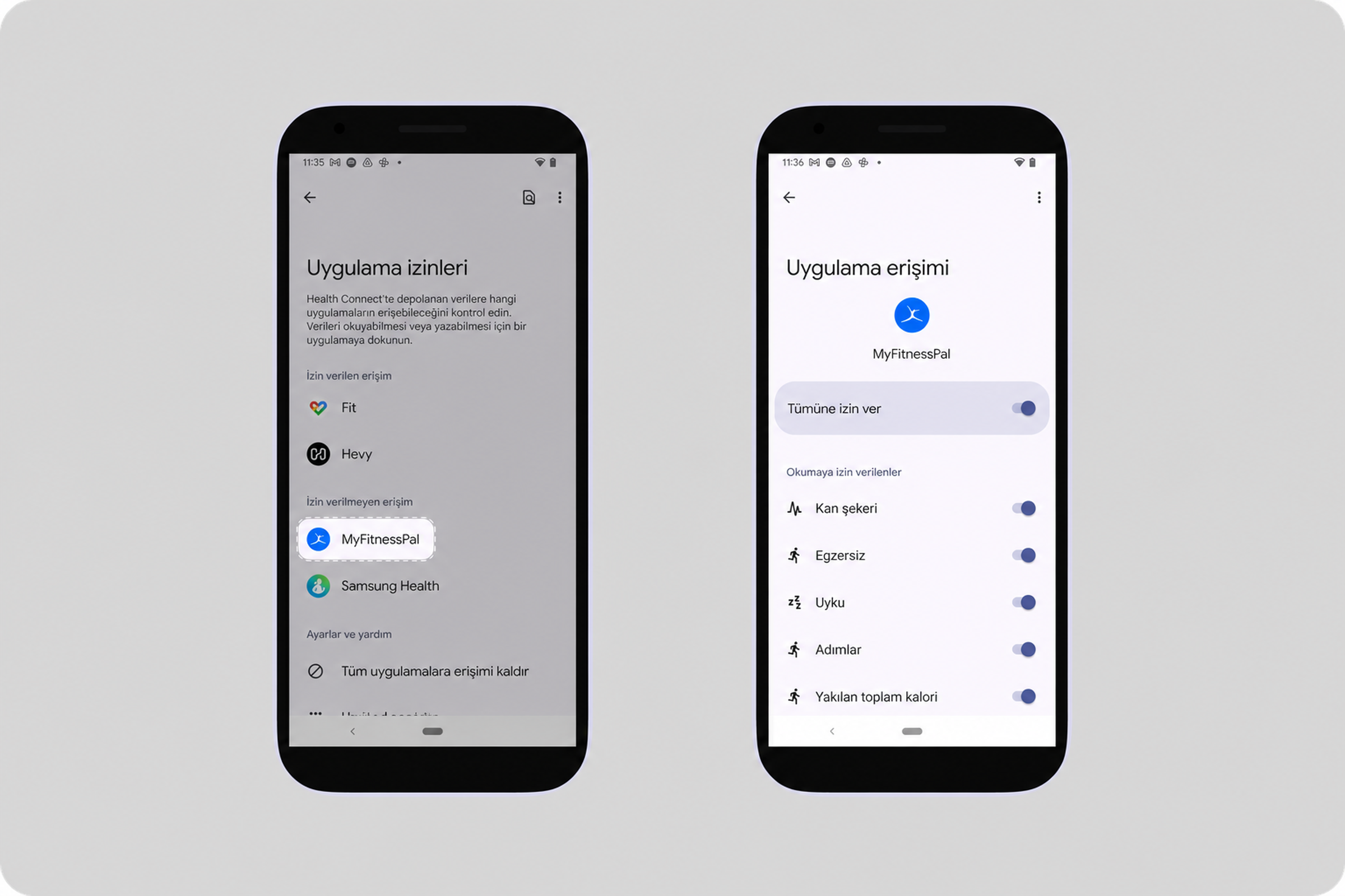Myfitnesspal - Health connect permissions (1).png